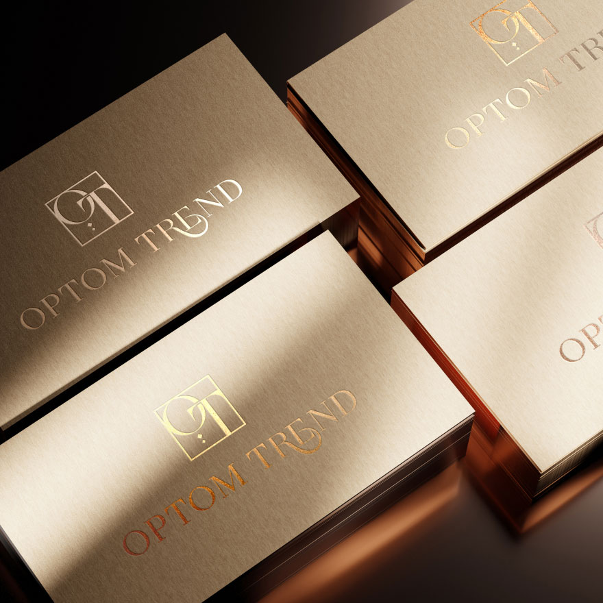 Logo and design development for brand Optom Trend